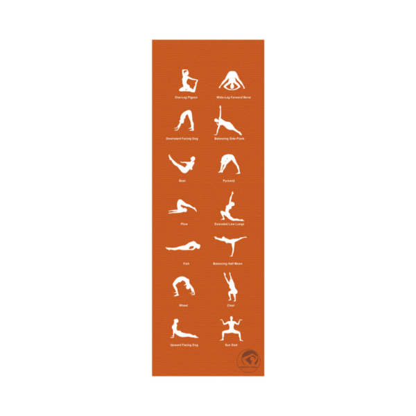 Trendy YogaMat Joogamatt 180 x 60 x 0,45 cm Oranž
