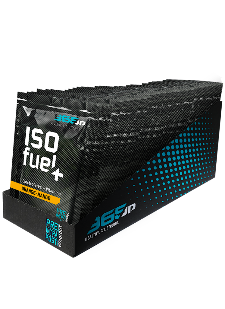 365JP ISO FUEL+ Orange-Mango Isotooniline Joogipulber