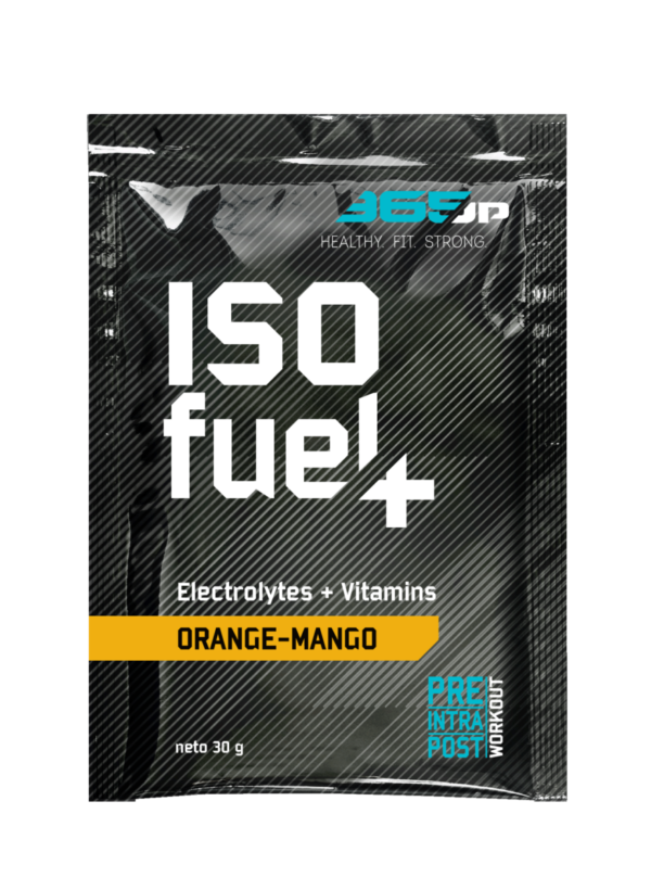 365JP ISO FUEL+ Orange-Mango Isotooniline Joogipulber