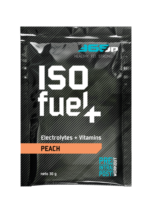 365JP ISO FUEL+ Peach Isotooniline Joogipulber
