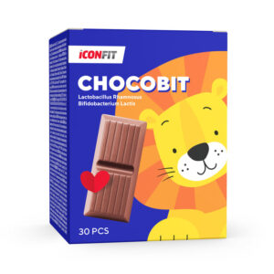 ICONFIT Chocobit Probiootiline Šokolaad Lastele (30tk)