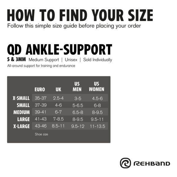 Rehband QD Ankle Support Hüppeliigese Tugiside