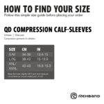 Rehband QD Compr. Calf-Sleeves Kompressioonsäärised