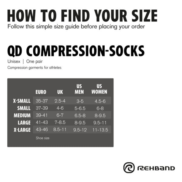 Rehband QD Compression-Socks Kompressioonsokid