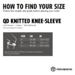 Rehband QD Knitted Knee-Sleeve Kootud Põlve Tugiside