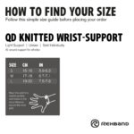 Rehband QD Knitted Wrist-Support Randme Tugiside