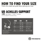 Rehband UD Achilles Support 1.5mm Kannakõõluse Tugiside Paar