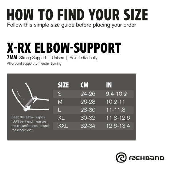 Rehband X-RX Elbow-Support 7mm Küünarliigese Tugiside