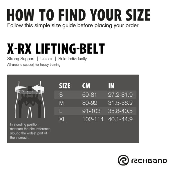 Rehband X-RX Lifting Belt Tõstevöö
