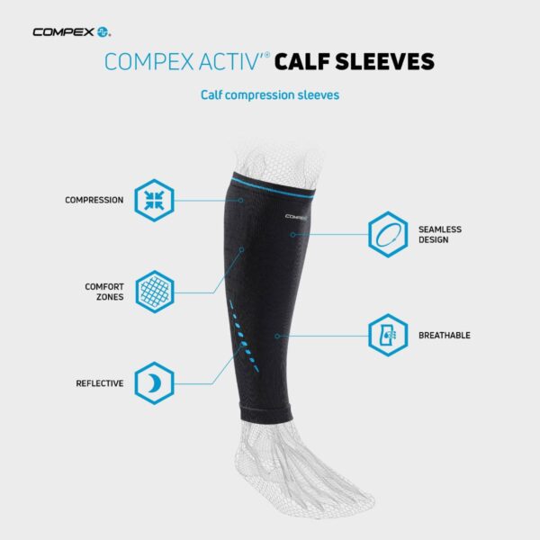 Compex Activ’® Calf Sleeves Kompressioonsäärised