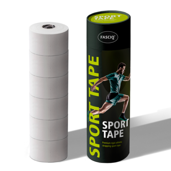 FASCIQ Rigid Sports Tape Mitteelastne Sporditeip 5cm x 13,7m 6tk
