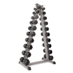 Trendy Dumbbell Pyramid Kroomitud Hantlite Hoidja Püramiid