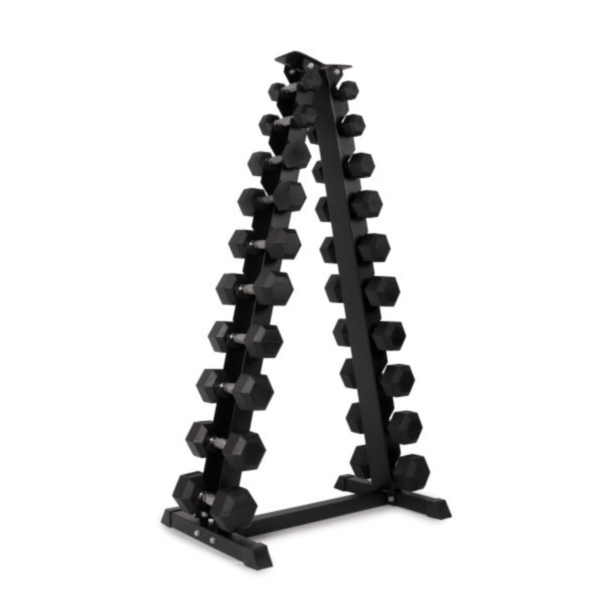 Trendy Dumbbell Pyramid Kroomitud Hantlite Hoidja Püramiid